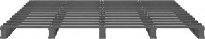 vidaXL vidaXL Łóżko z palet, szare, 120x200 cm, lite drewno sosnowe 5