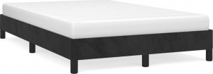 vidaXL vidaXL Rama łóżka, czarna, tapicerowana aksamitem, 120 x 200 cm 2