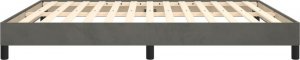 vidaXL vidaXL Rama łóżka, ciemnoszara, 180x200 cm, tapicerowana aksamitem 4