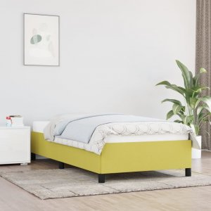 vidaXL vidaXL Rama łóżka, zielona, 80 x 200 cm, tapicerowana tkaniną 1