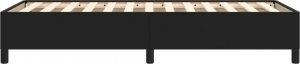 vidaXL vidaXL Rama łóżka, czarna, obita sztuczną skórą, 80x200 cm 6