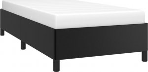 vidaXL vidaXL Rama łóżka, czarna, 100x200 cm, obite sztuczną skórą 3