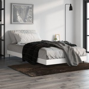 vidaXL vidaXL Rama łóżka, biała, 90x190 cm, materiał drewnopochodny 4