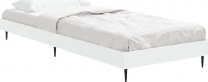 vidaXL vidaXL Rama łóżka, biała, 75x190 cm, materiał drewnopochodny 3