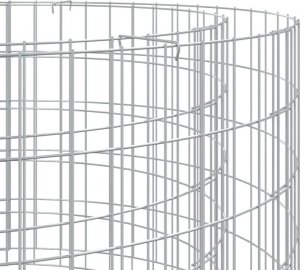 Palenisko ogrodowe vidaXL vidaXL Palenisko gabionowe, 50 cm, galwanizowane żelazo 4