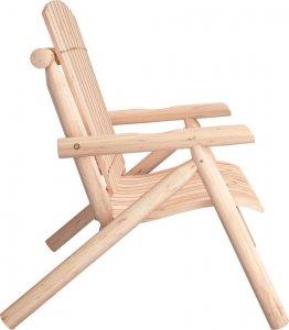 vidaXL vidaXL 2-osobowa ławka ogrodowa, 119x85x98 cm, świerkowa 4