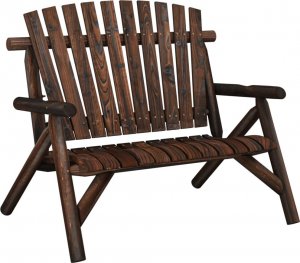 vidaXL vidaXL 2-osobowa ławka ogrodowa, 119x85x98 cm, świerkowa 2