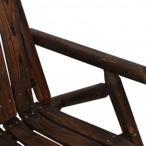 vidaXL vidaXL 2-osobowa ławka ogrodowa, 119x85x98 cm, świerkowa 5