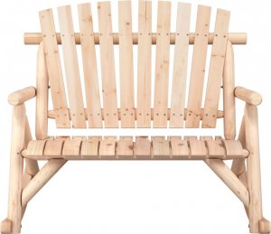 vidaXL vidaXL 2-osobowa ławka ogrodowa, bujana, 123x96x102 cm, świerkowa 3