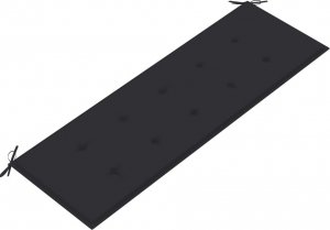 vidaXL vidaXL Ławka Batavia z antracytowy poduszką,150 cm, lite drewno tekowe 5