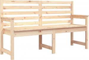 vidaXL vidaXL Ławka ogrodowa, 159,5x48x91,5 cm, lite drewno sosnowe 2