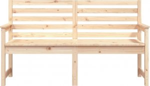 vidaXL vidaXL Ławka ogrodowa, 159,5x48x91,5 cm, lite drewno sosnowe 4