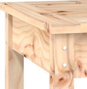 vidaXL vidaXL Ławka ogrodowa, 50x44x45 cm, lite drewno sosnowe 6