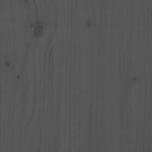 vidaXL vidaXL Ławka ogrodowa, szara, 109 cm, lite drewno sosnowe 6