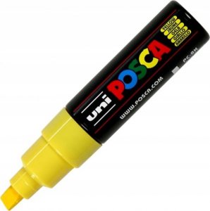 Uni Marker Do Każdej Powierzchni POSCA PC-8K Żółty 1