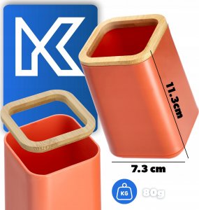 Kadax Zestaw Łazienkowy Komplet Wc Różowy Dozownik Kubek 4