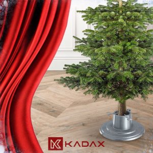 Kadax Stojak Pod Choinkę Choinkowy Na Choinkę 2M Srebrny 9