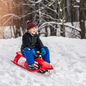 Kadax Sanki Plastikowe Z Kierownicą Sterowane Ślizg 2