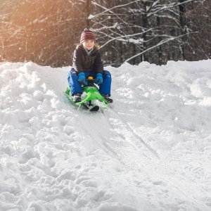 Kadax Sanki Plastikowe Z Kierownicą Sterowane Ślizg 2