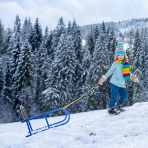 Kadax Sanki Dla Dzieci Z Oparciem Sznurkiem Plastikowe 4