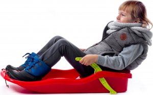 Kadax Sanki Z Hamulcami Oparciem Ślizg Zjazdowy Bobslej 4