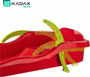 Kadax Sanki Z Hamulcami Oparciem Ślizg Zjazdowy Bobslej 8