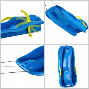 Kadax Sanki Z Hamulcami Oparciem Ślizg Zjazdowy Bobslej 6