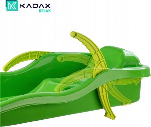 Kadax Sanki Z Hamulcami Oparciem Ślizg Zjazdowy Bobslej 8