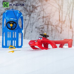 Kadax Sanki Plastikowe Z Kierownicą Dla Dzieci Ślizg 12