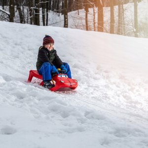 Kadax Sanki Plastikowe Z Kierownicą Dla Dzieci Ślizg 2
