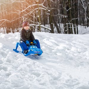 Kadax Sanki Plastikowe Z Kierownicą Dla Dzieci Ślizg 2