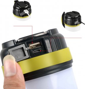 Latarka Heckermann Latarka akumulatorowa LED Heckermann HC-261 z powerbankiem 6