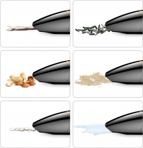 Odkurzacz ręczny Heckermann Odkurzacz samochodowy mocny 80W Heckerman A6133 Przewodowy + szczotki 6