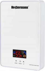 Przepływowy podgrzewacz wody Heckermann Zestaw Przepływowy elektryczny podgrzewacz wody Heckermann SL-X1-60 Biały + Akcesoria 2