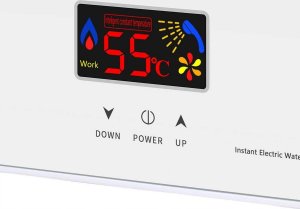 Przepływowy podgrzewacz wody Heckermann Zestaw Przepływowy elektryczny podgrzewacz wody Heckermann SL-X1-60 Biały + Akcesoria 4