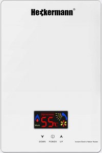 Przepływowy podgrzewacz wody Heckermann Zestaw Przepływowy elektryczny podgrzewacz wody Heckermann SL-X1-60 Biały + Akcesoria 9