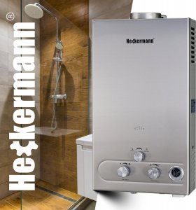 Przepływowy podgrzewacz wody Heckermann Gazowy podgrzewacz wody Heckermann JSD-HB02 12L LPG na butlę 6