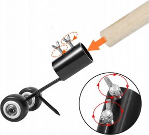 Heckermann hwastownik skrobak do usuwania trawy, chwastów z fug / kostki brukowej 6