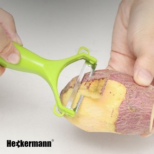 Heckermann Szatkownica, krajalnica, tarka ręczna do warzyw 14w1 Heckermann KA-808 12