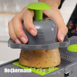 Heckermann Szatkownica, krajalnica, tarka ręczna do warzyw 14w1 Heckermann KA-808 10