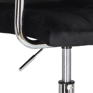 Krzesło biurowe Intesi Fotel biurowy Cosmo Arm czarny velvet 5