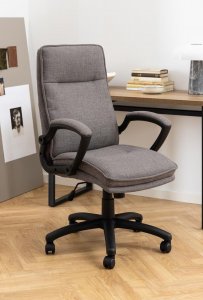 Krzesło biurowe Actona Fotel biurowy Brad szary jasny 10