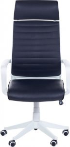 Krzesło biurowe Beliani Krzesło biurowe regulowane ekoskóra czarne LEADER 4