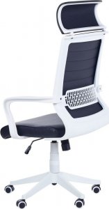 Krzesło biurowe Beliani Krzesło biurowe regulowane ekoskóra czarne LEADER 5