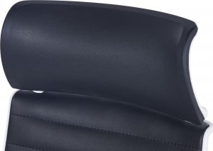 Krzesło biurowe Beliani Krzesło biurowe regulowane ekoskóra czarne LEADER 6