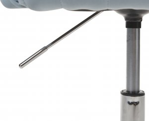 Krzesło biurowe Beliani Krzesło biurowe regulowane welurowe jasnoniebieskie KATONAH 4