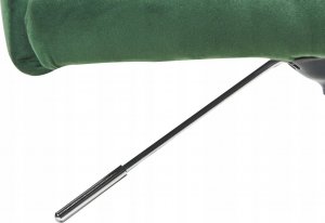 Krzesło biurowe Beliani Krzesło biurowe regulowane welurowe zielone PARISH 5