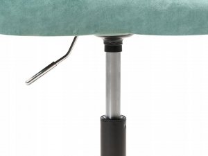 Krzesło biurowe Beliani Krzesło biurowe regulowane welurowe zielone VENICE 4