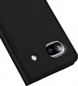 Dux Ducis DUX DUCIS SKIN PRO ETUI DO GOOGLE PIXEL 7A POKROWIEC Z KLAPKĄ PORTFEL NA KARTĘ PODSTAWKA CZARNE 3