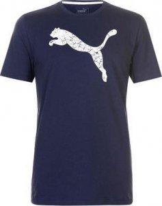 Puma Koszulka męska Puma ESS Small Logo Tee granatowa 586668 06 L 1